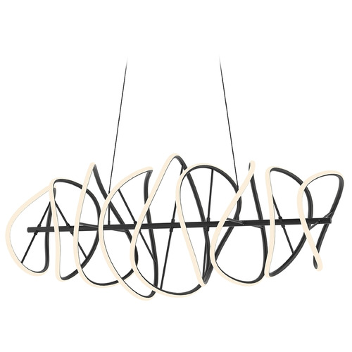 Collide Black LED Linear Light by Kuzco Lighting