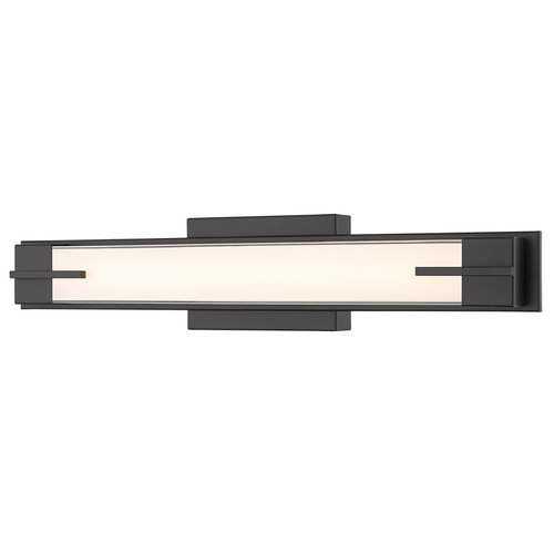 Z-Lite Chase Matte Black LED Vertical Bathroom Light