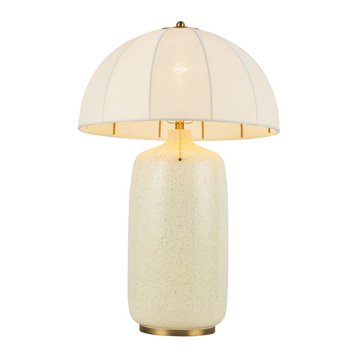 Alora Lighting Crosby Brushed Gold Table Lamp with Bowl / Dome Shade