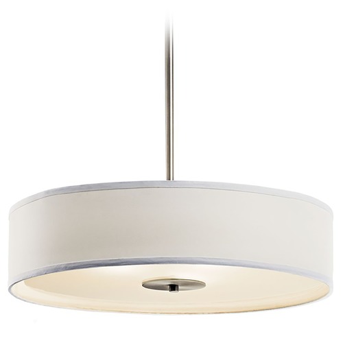 Kichler Lighting 20-Inch Convertible Pendant in Brushed Nickel by Kichler Lighting 42121NI