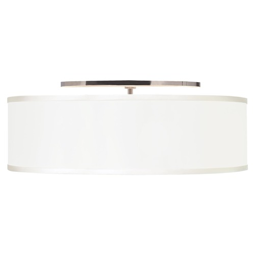 20 Inch Drum Fabric Flushmount Ceiling Light 700tdmulfmlws