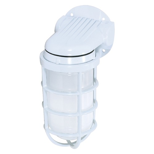 White Outdoor Wall Light by Nuvo Lighting