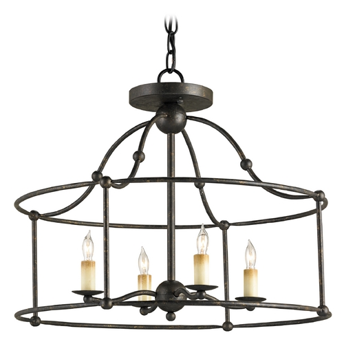 Mid-Century Modern Pendant Light Mayfair by Currey and Company Lighting