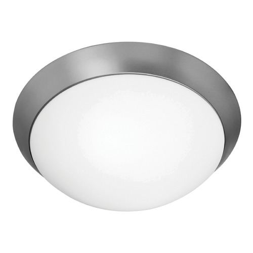 Access Lighting Cobalt Brushed Steel LED Flush Mount by Access Lighting 20626LEDDLP-BS/OPL