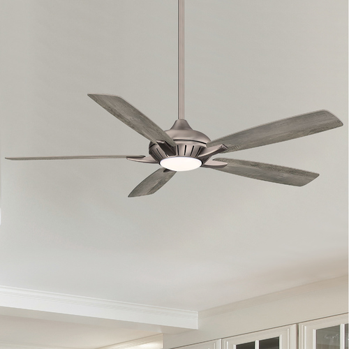 Minka Aire Dyno XL 60-Inch Smart LED Fan in Burnished Nickel by Minka Aire F1001-BNK