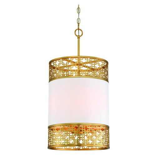 Metropolitan Lighting Blairmoor 4-Light Pendant in Honey Gold by Metropolitan Lighting N7784-248