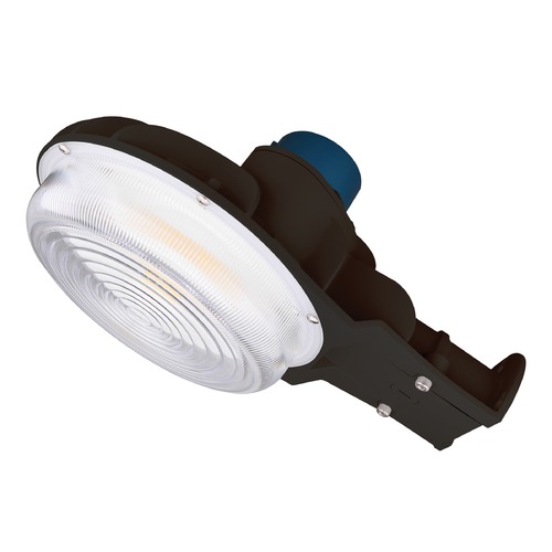 60W LED CCT Selectable Area Light w/ Photocell 1-10V Dimming Bronze by Satco Lighting