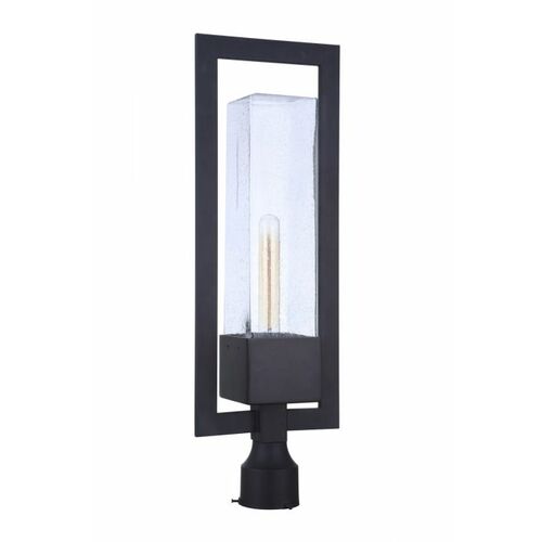 Perimeter 25-Inch Outdoor Post Light in Midnight by Craftmade Lighting
