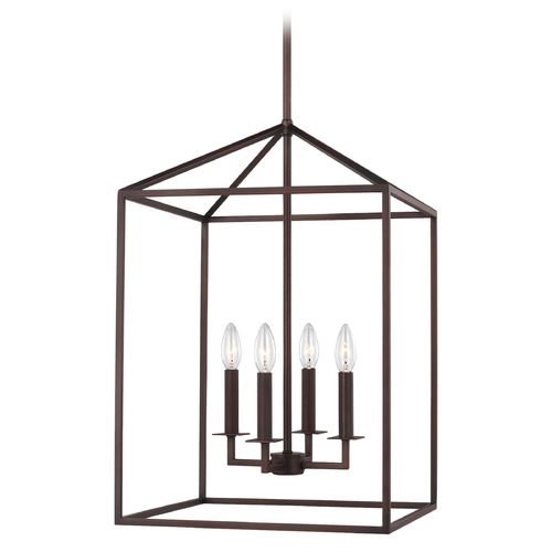 Generation Lighting Perryton 15.50-Inch Bronze Pendant by Generation Lighting 5115004-710