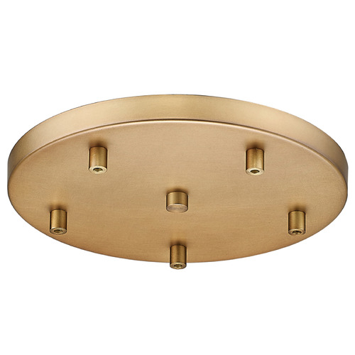 Z-Lite Multi Point Canopy Rubbed Brass Ceiling Adaptor