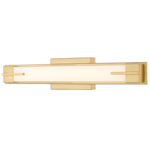 Z-Lite Chase Modern Gold LED Vertical Bathroom Light