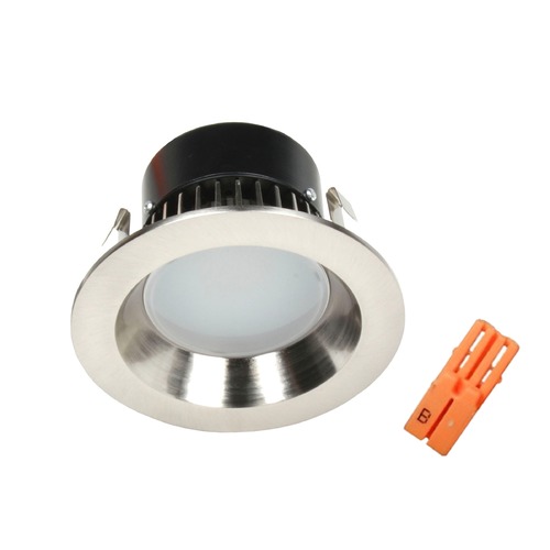 Recesso Lighting by Dolan Designs LED Retrofit Reflector Trim with Title 24 Converter for 4-Inch Recessed Cans 10905-09 KIT W/MALE WIRE CONNECTOR