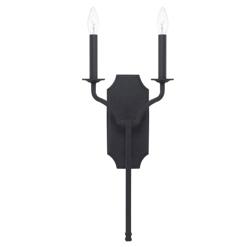Ravenwood Black Iron Sconce by Capital Lighting