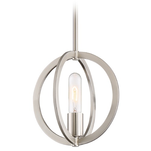 Quoizel Lighting Orion Brushed Nickel Mini Pendant by Quoizel Lighting ON1509BN