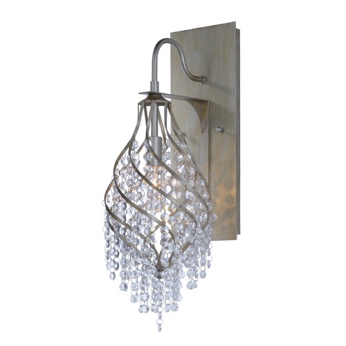 Maxim Lighting Maxim Lighting Twirl Golden Silver Sconce 22001BCGS