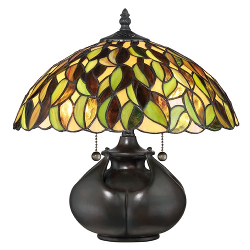 Greenwood Valiant Bronze Table Lamp by Quoizel Lighting