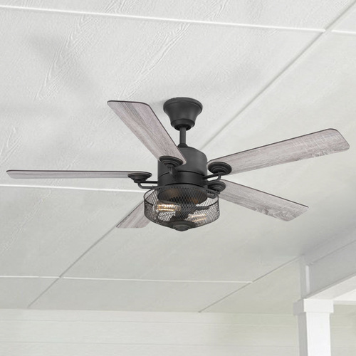 Progress Lighting Greer Gilded Iron LED Ceiling Fan by Progress Lighting P2584-71