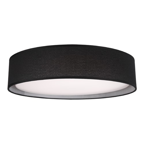 Kuzco Lighting Modern White LED Flush Mount with Black Shade 3000K 1136LM by Kuzco Lighting FM7920-BK