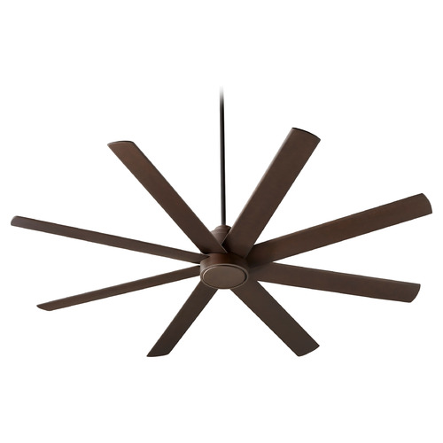 Cosmo 70-Inch Damp Ceiling Fan in Oiled Bronze by Oxygen Lighting