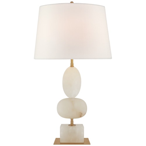 Visual Comfort Signature Collection Thomas OBrien Dani Table Lamp in Alabaster by Visual Comfort Signature TOB3980ALBL