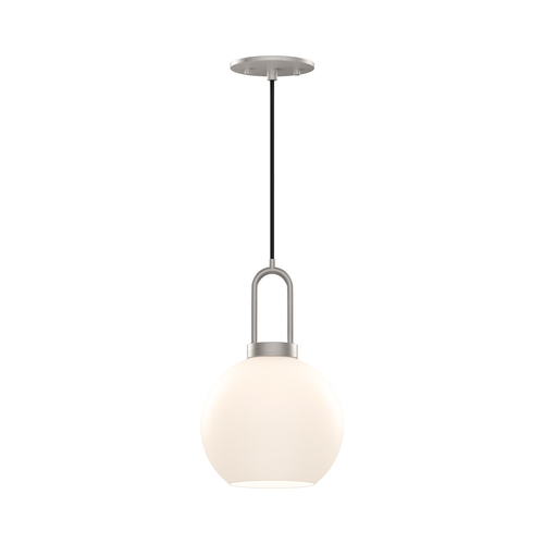 Alora Lighting Soji Brushed Nickel Mini-Pendant Light with Globe Shade