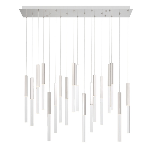 Eurofase Lighting Benicio LED Linear Chandelier in Polished Nickel by Eurofase 46771-032