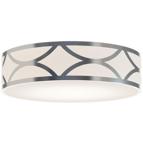 Afx Lighting Lake Painted Nickel LED Flushmount Light