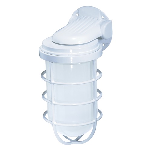 White Outdoor Wall Light by Nuvo Lighting