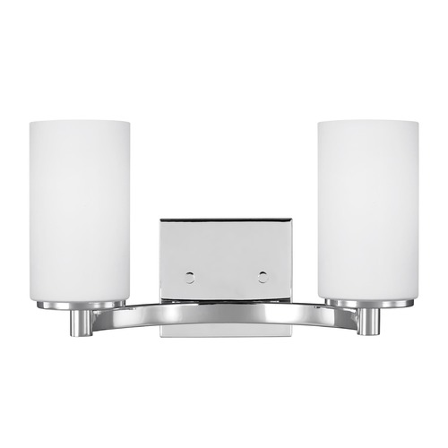 Hettinger Chrome Bathroom Light by Generation Lighting