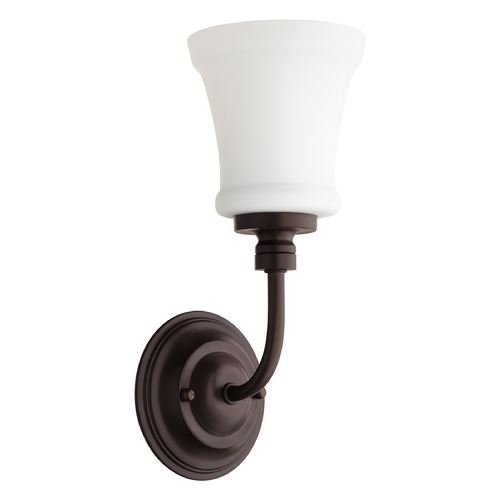 Quorum Lighting Rossington Oiled Bronze Sconce by Quorum Lighting 5522-1-86