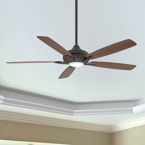 Dyno XL 60-Inch LED Fan in Oil Rubbed Bronze by Minka Aire