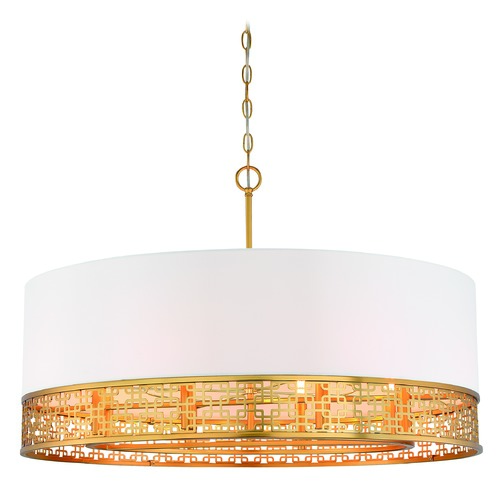 Metropolitan Lighting Blairmoor 8-Light Pendant in Honey Gold by Metropolitan Lighting N7788-248