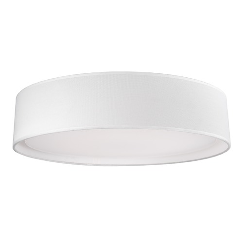 Modern White LED Flush Mount with White Shade 3000K 1309LM by Kuzco Lighting