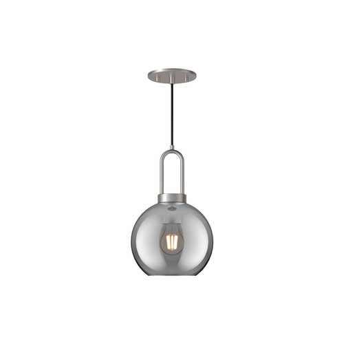 Alora Lighting Soji Brushed Nickel Mini-Pendant Light with Globe Shade