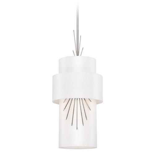 Gramercy 12-Inch Pendant in Polished Nickel by George Kovacs