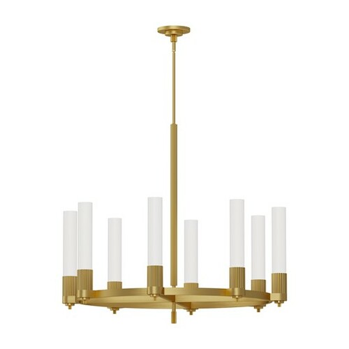 Rue 38-Inch Chandelier in Brushed Gold by Alora Lighting