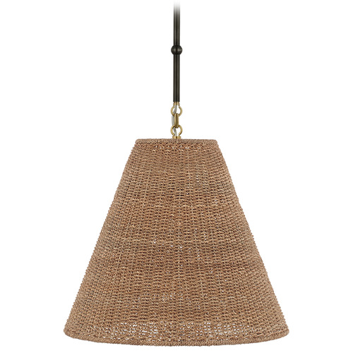 Goodman Bronze Antique Brass Toast Medium Hanging Light