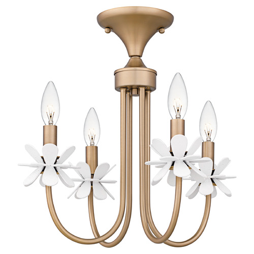 Quoizel Lighting Quoizel Lighting Remy Bronze Gold Semi-Flushmount Light REY1716BGD