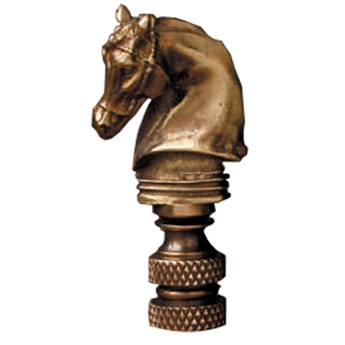 Finial Showcase Finial in Antique Brass Finish B96A