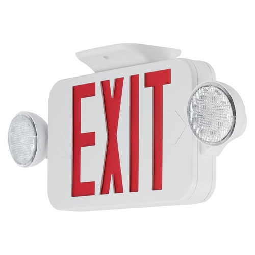 LED Combination Exit Sign & Emergency Light by Progress Lighting