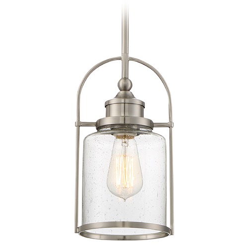 Piccolo Pendant in Brushed Nickel by Quoizel Lighting
