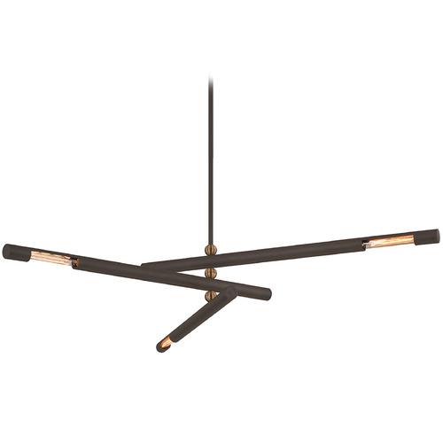 Troy Lighting Hendrix Bronze & Patina Brass Chandelier