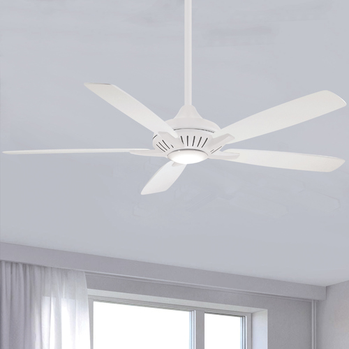 Minka Aire Dyno XL 60-Inch LED Ceiling Fan in White F1001-WH