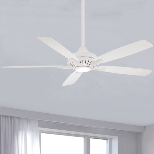 Dyno XL 60-Inch LED Ceiling Fan in White by Minka Aire