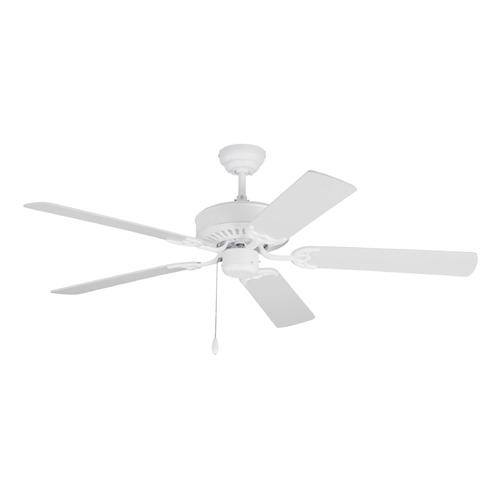 Visual Comfort Fan Collection Haven 52 Matte White Ceiling Fan Without Light