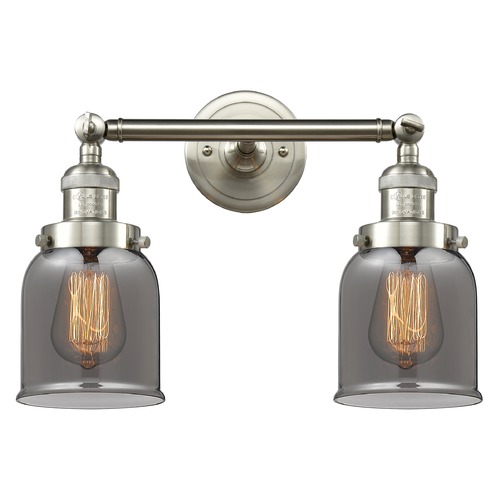 Innovations Lighting Innovations Lighting Small Bell Brushed Satin Nickel Bathroom Light 208-SN-G53