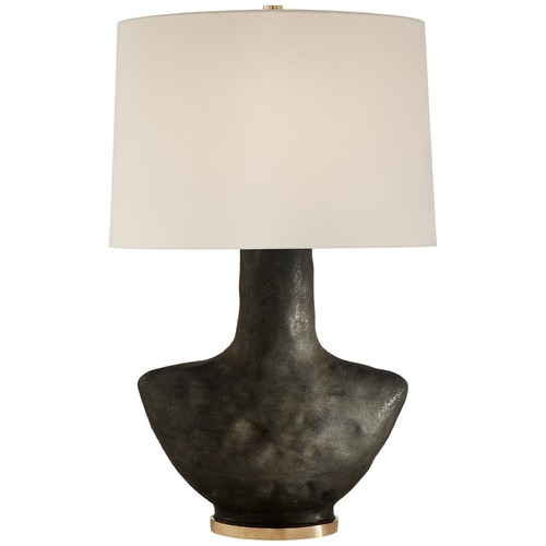 Kelly Wearstler Armato Table Lamp in Black Metallic by Visual Comfort Signature