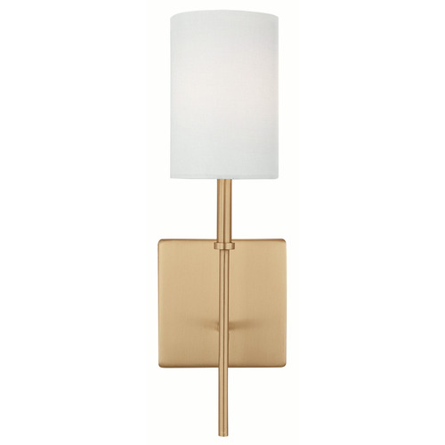 Visual Comfort Studio Collection Foxdale Satin Brass Sconce