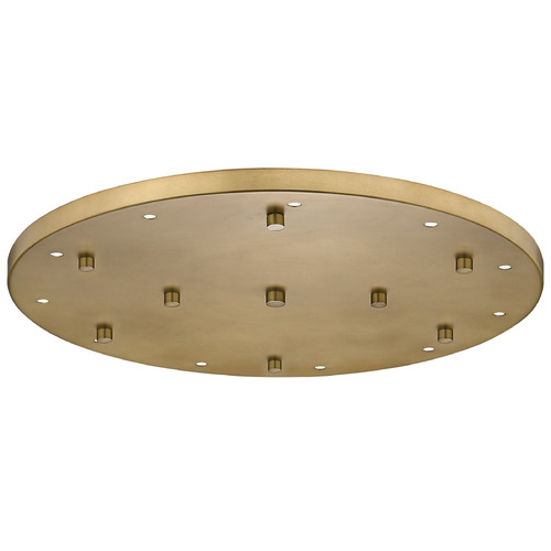 Z-Lite Multi Point Canopy Rubbed Brass Ceiling Adaptor