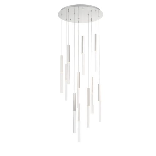 Eurofase Lighting Benicio LED Chandelier in Polished Nickel by Eurofase 46477-026